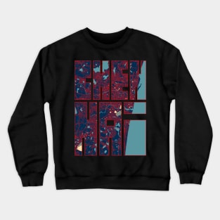 Chennai, Tamil Nadu, India City Map Typography - Hope Crewneck Sweatshirt